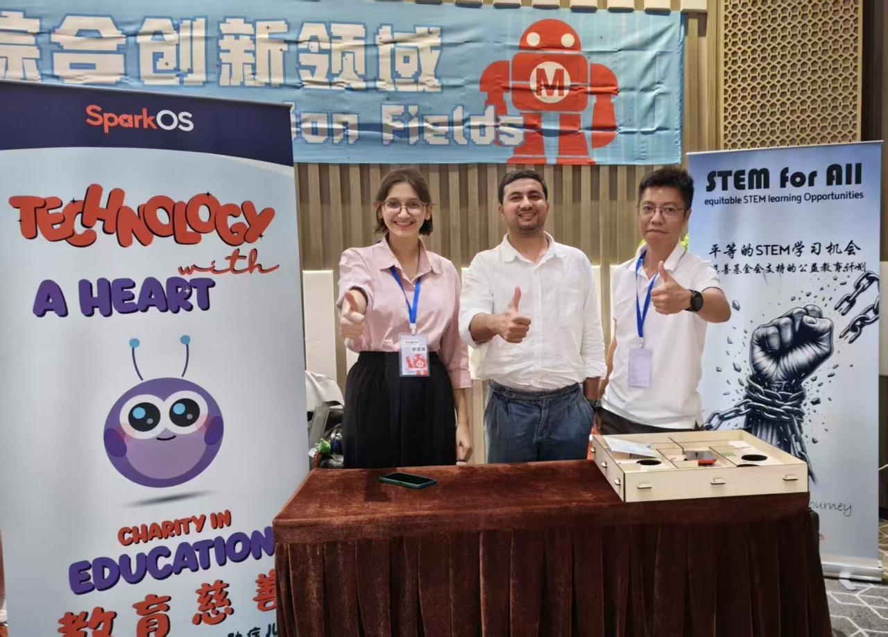 SparkOS Team at Maker Faire 2025, Guangzhou